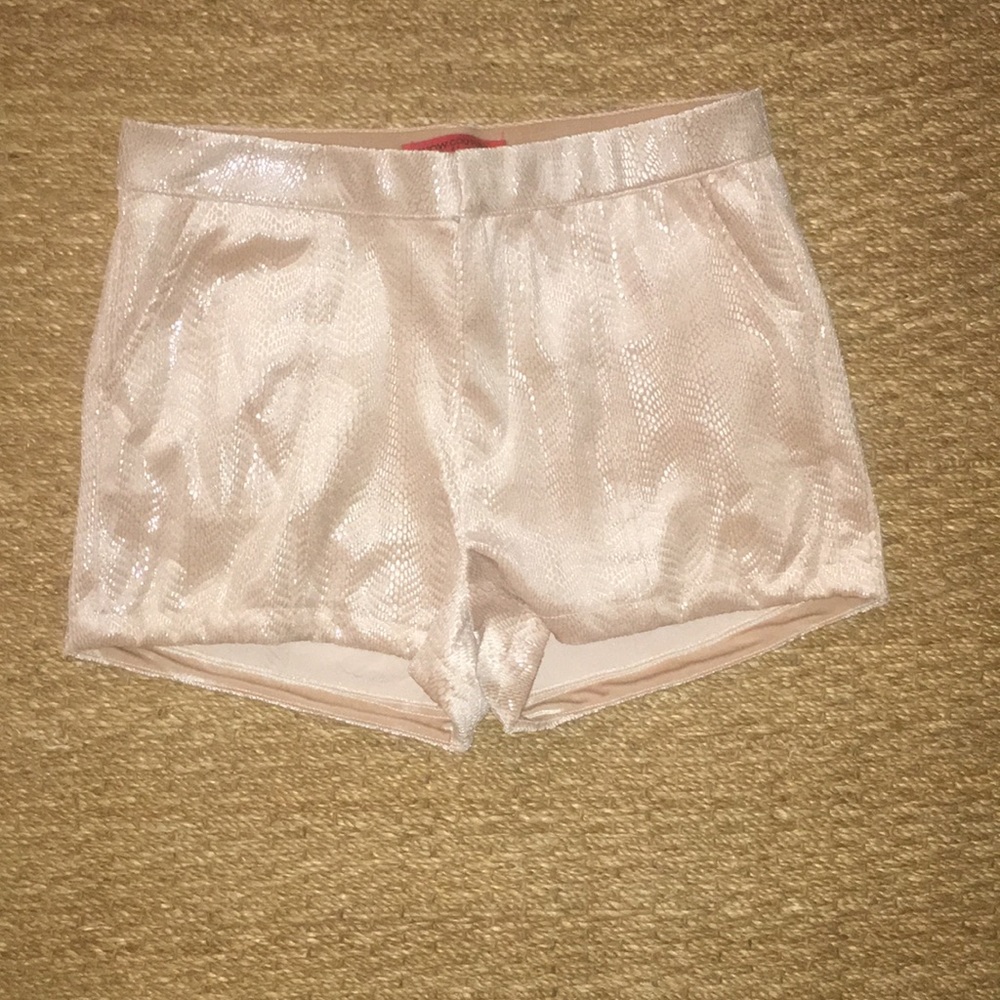 Gold Snake Print Shorts. WORN ONCE